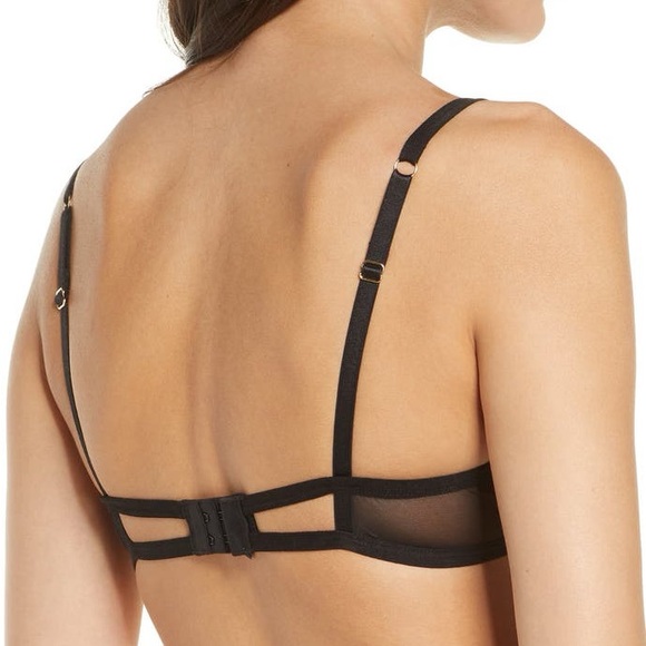 New! Bluebella fawn caged Black Lace Underwire Bra 1802 - Picture 4 of 14